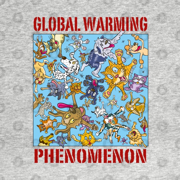 Global warming phenomenon by Kullatoons